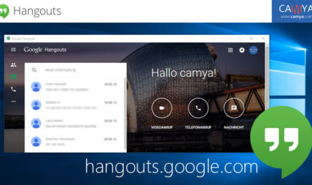Start Google Hangouts like a Windows App